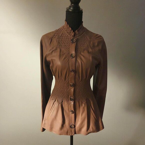 Catherine Malandrino Vintage Leather Jacket
